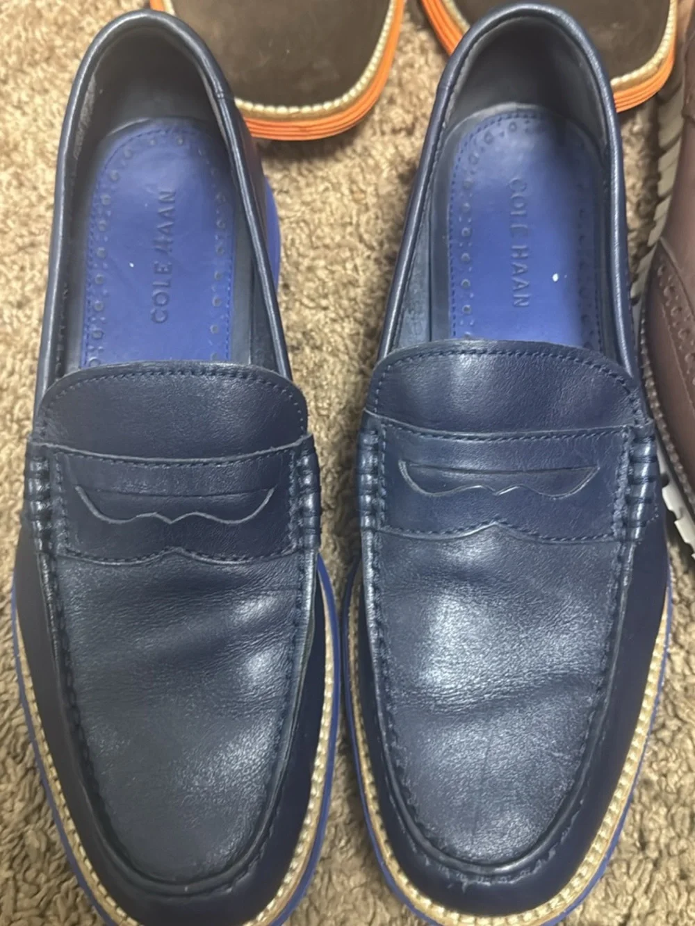 Cole Haan different styles and colors. Wingtip Derby Oxfords